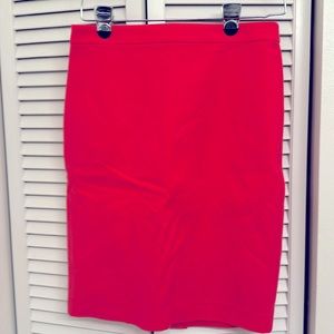 Pink J Crew Pencil Skirt